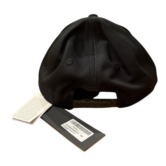 Palm Angels Curved Logo Cap Black & White NWT - Picture 2 of 4